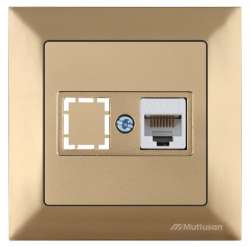 Candela Data Socket 1*Rj45 (Cat5E) White - Thumbnail