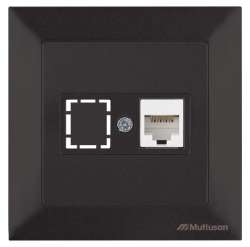 Candela Data Socket 1*Rj45 (Cat6) White - Thumbnail