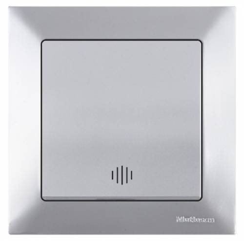 Candela Illuminated One (220V) Gang One Way Switch White Easy Connection