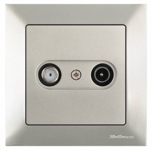 Candela TV/SAT Socket (Dead End) White