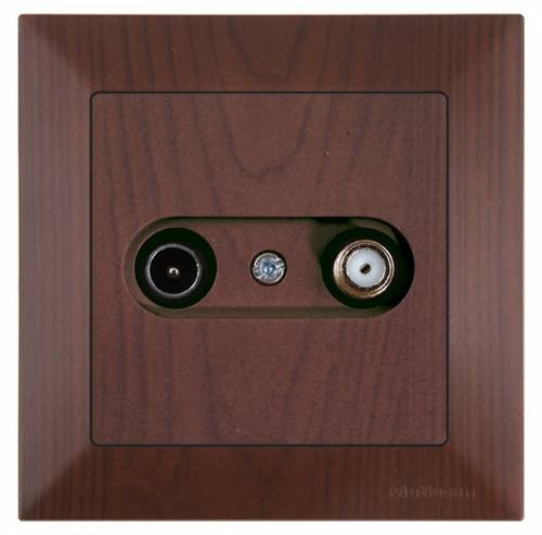 Candela TV/SAT Socket (Dead End) White