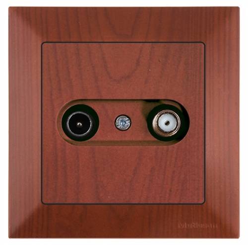 Candela TV/SAT Socket (Dead End) White