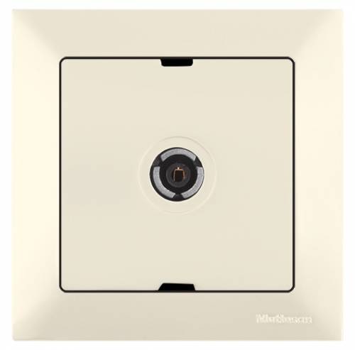 Candela TV Socket (Dead End) White