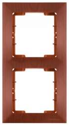 Candela White 2 Gang Vertical Frame - Thumbnail