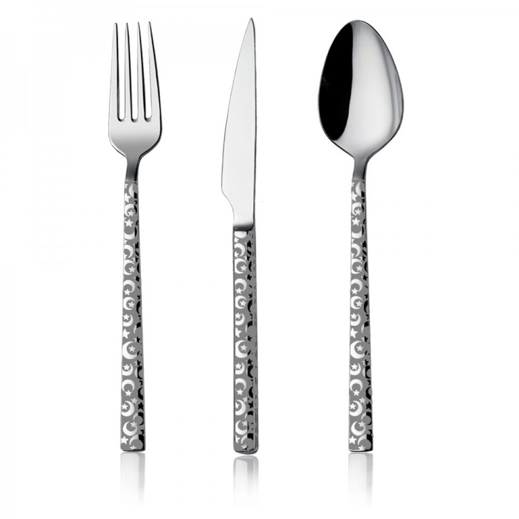 Cubuk Laser Engraved Cutlery Set - Thumbnail