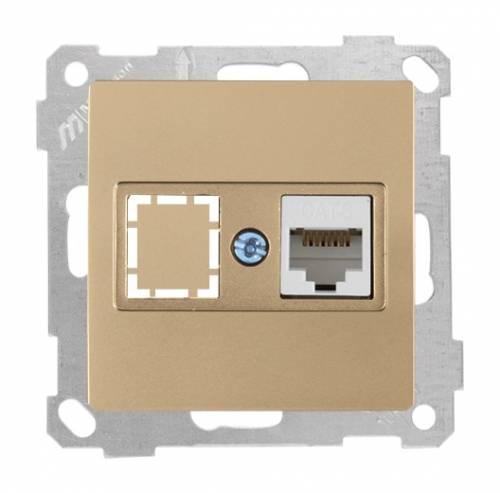Data Prizi 1*Rj45 (Cat6) Beyaz