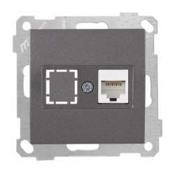 Data Prizi 1*Rj45 (Cat6) Beyaz - Thumbnail