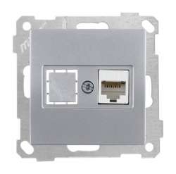 Data Prizi 1*Rj45 (Cat6) Beyaz - Thumbnail