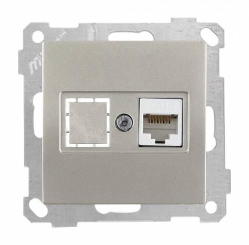 Data Prizi 1*Rj45 (Cat6) Beyaz