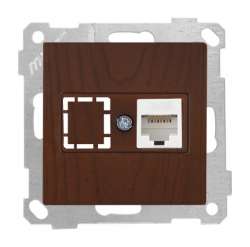 Data Prizi 1*Rj45 (Cat6) Beyaz - Thumbnail