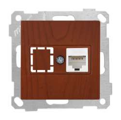 Data Prizi 1*Rj45 (Cat6) Beyaz - Thumbnail