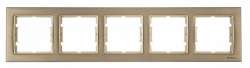 Elitra Ale 1 Gang Frame Satin-Satin - Thumbnail