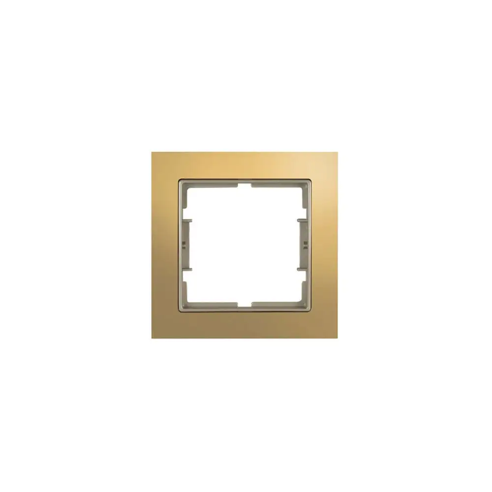 Elitra Chrome 1 Gang Frame Gold-Satin - Thumbnail