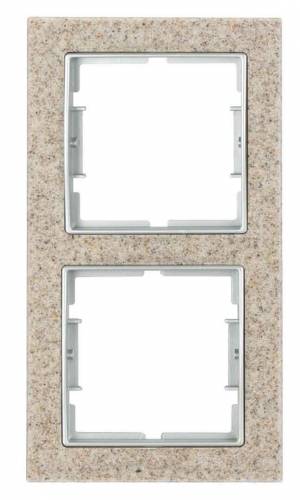Elıtra Marble Dıkey İkili Çerç.Sand Stone-Gümüş