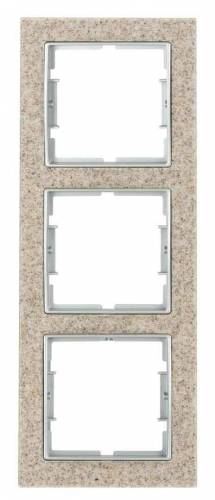Elıtra Marble Dıkey İkili Çerç.Sand Stone-Gümüş