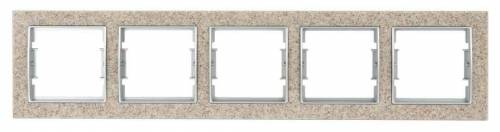 Elıtra Marble Tekli Çerç.Sand Stone-Gümüş