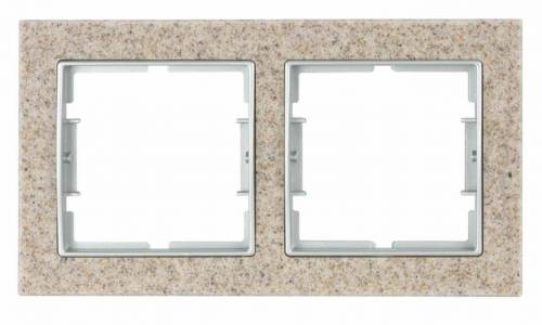 Elıtra Marble Tekli Çerç.Sand Stone-Gümüş