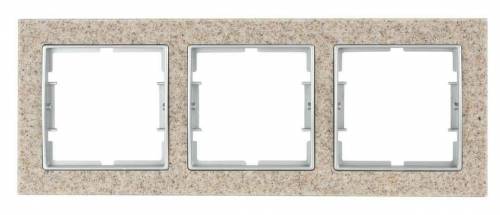 Elıtra Marble Tekli Çerç.Sand Stone-Gümüş