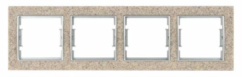 Elıtra Marble Tekli Çerç.Sand Stone-Gümüş