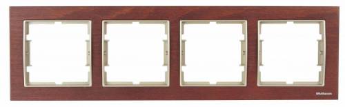 Elitra Wood 1 Gang Frame Cherry-Satin