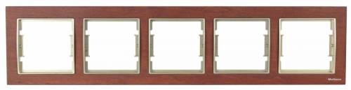 Elitra Wood 1 Gang Frame Cherry-Satin