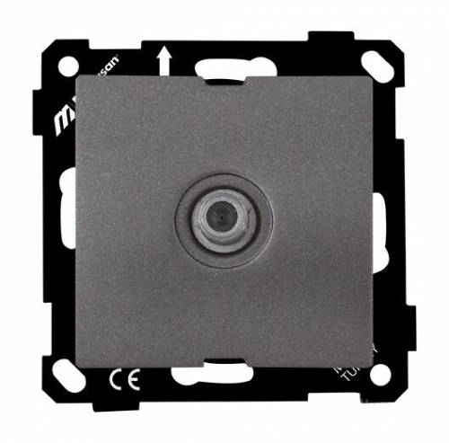 EP - SAT Socket (Through) / 4Db/F Connector White