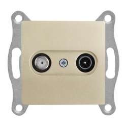 EP - TV/SAT Socket (Dead End) White - Thumbnail