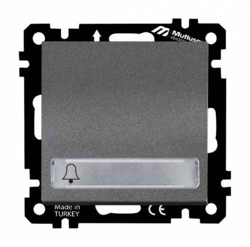 Işıklı Zil Etiketli Çağırma(12V) Klipsli Beyaz
