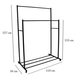 Kanat Elegant Clothes & Dress Hanger Stand - Thumbnail