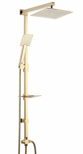 Ensemble de douche coulissante robot Kare Gold