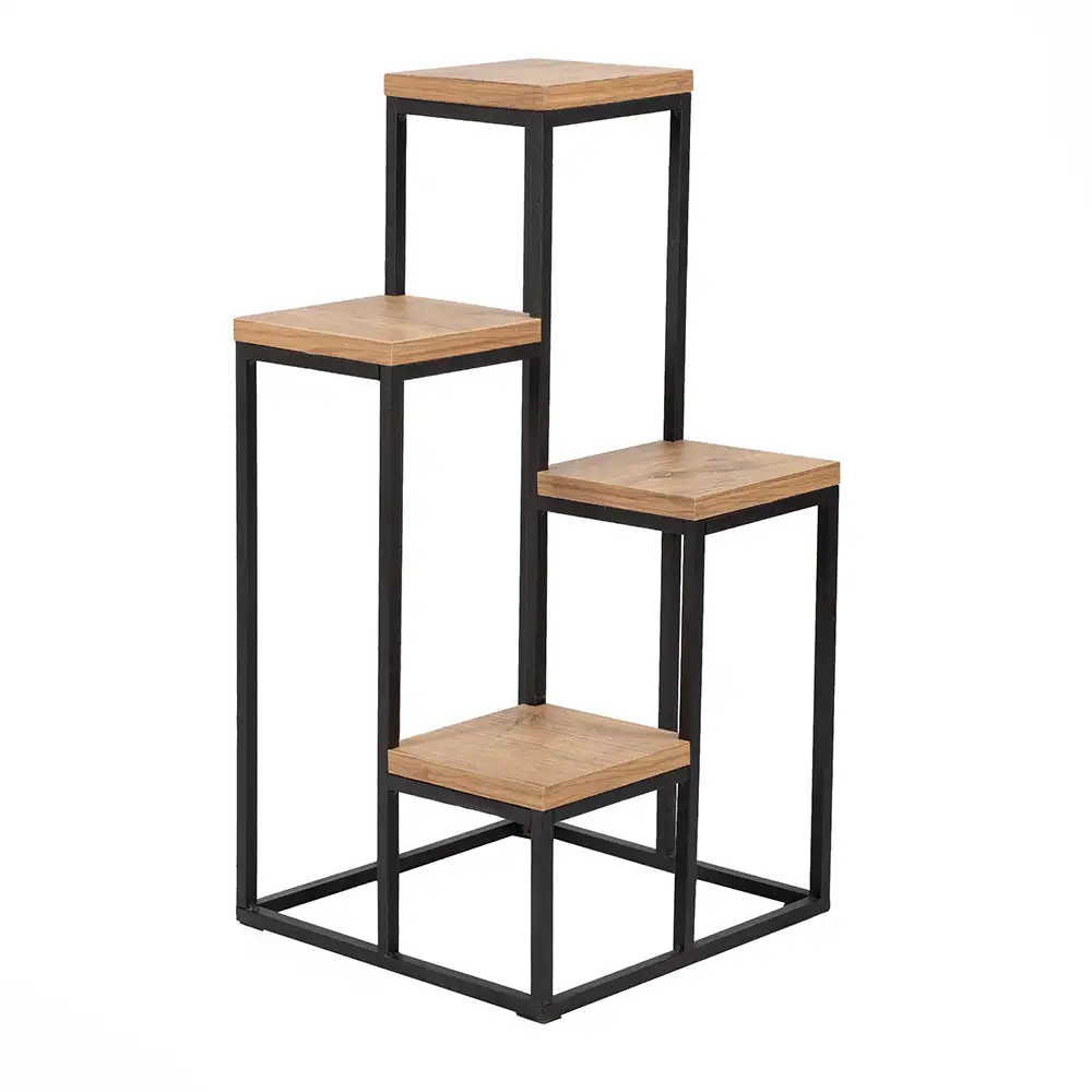 Metal Flower Pot Stands (4 Shelves)