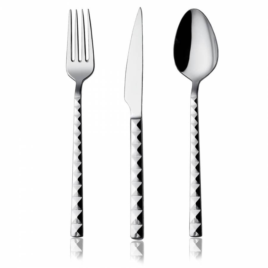 Piramit Plain Cutlery Set