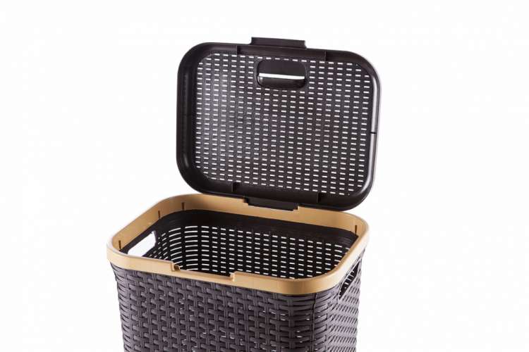 Rattan Small Laundry Basket - Thumbnail