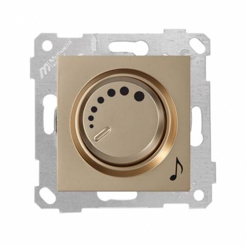 Rita Mechanism+Plate Audio Switch White