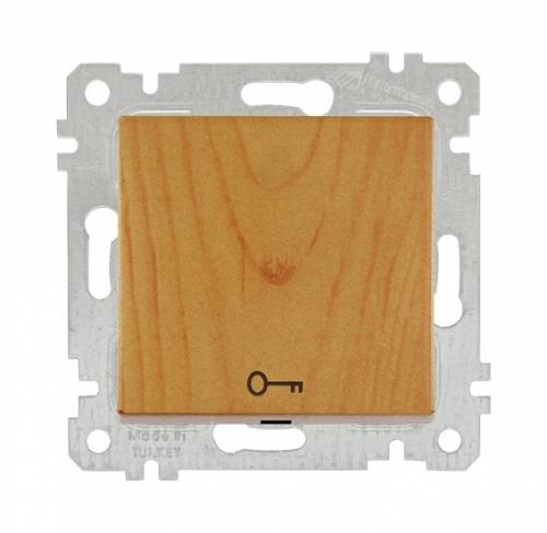 Rita Mechanism+Plate Door Switch White - with Screw