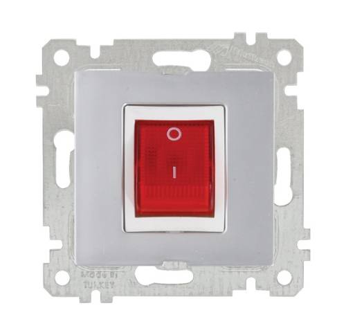 Rita Mechanism+Plate Heather Switch White- with Screw