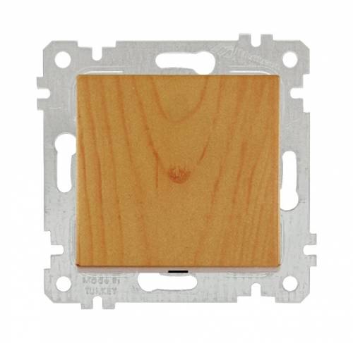 Rita Mechanism+Plate One Gang One Way Switch Easy Connection White
