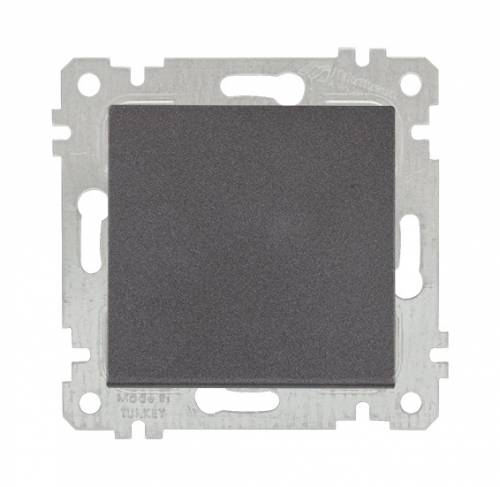 Rita Mechanism+Plate One Gang One Way Switch with Screw White