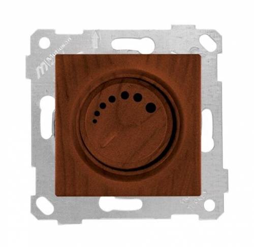 Rita Mechanism+Plate RL Illuminated Dimmer 600W White