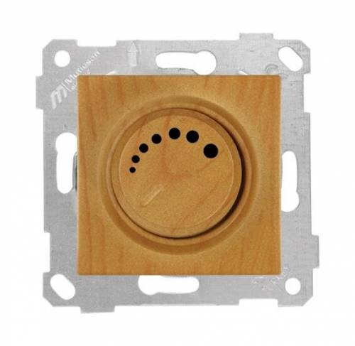 Rita Mechanism+Plate RL Illuminated Dimmer 600W White