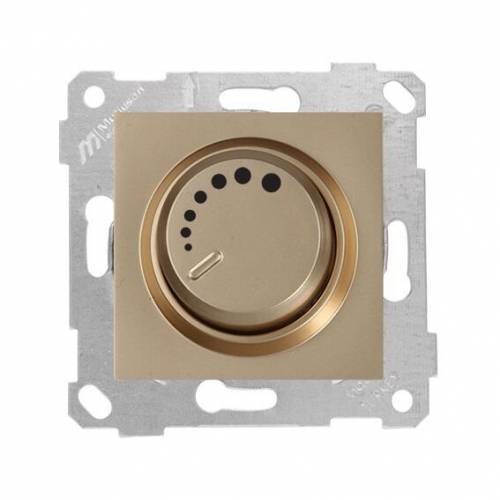 Rita Mechanism+Plate RL Illuminated Dimmer 600W White
