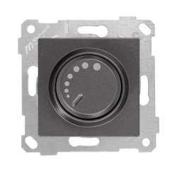 Rita Mechanism+Plate RL Illuminated Dimmer 600W White - Thumbnail