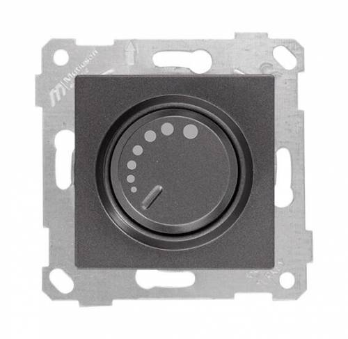 Rita Mechanism+Plate RL Illuminated Dimmer 600W White