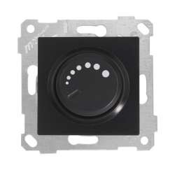 Rita Mechanism+Plate RL Illuminated Dimmer 600W White - Thumbnail
