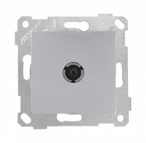 Rita Mechanism+Plate TV Socket (Through) 11Db White
