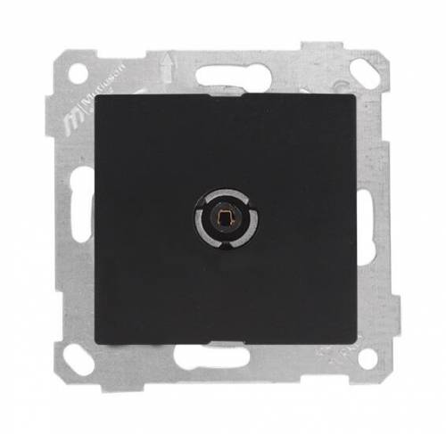 Rita Mechanism+Plate TV Socket (Through) 11Db White
