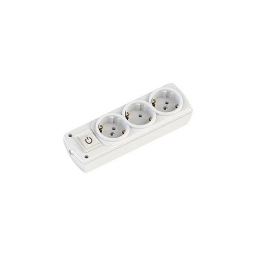 Triple Earthed Group Socket Switched (Connector) Olimpia