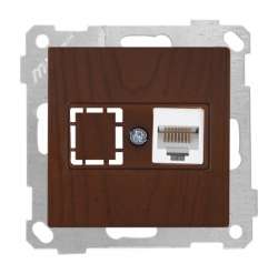 White Data Socket 1*Rj45 (Cat5E) - Thumbnail