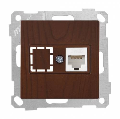 White Data Socket 1*Rj45 (Cat6)
