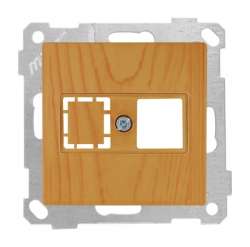 White Data Socket 1*Rj45 (Without Connetor) - Thumbnail